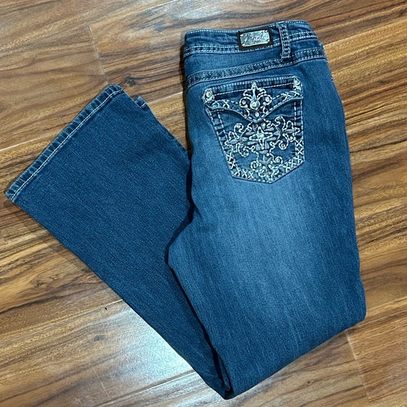 Earl Jeans Denim - Earl Jeans Women's Blue Boot Cut with Embroidered Pocket